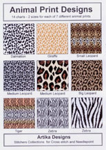Animal print needlework designs