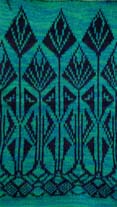 art deco teasel knitting design
