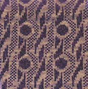 art deco knitting moonshadow design