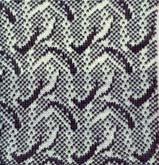 feathers knitting design