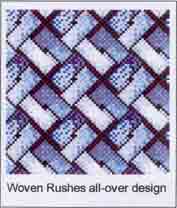 woven rushes design