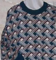 trellis design sweater